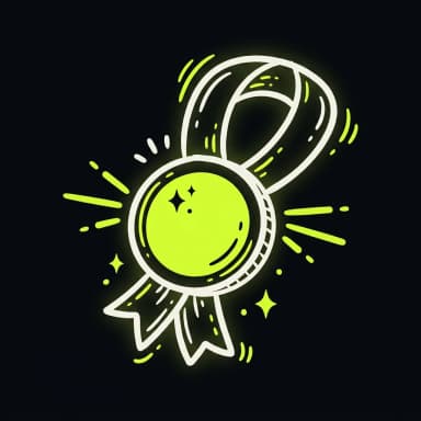 Doodle medal with a lime center — 14 years of search experience